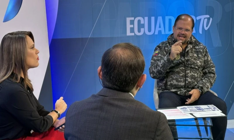 También se refirió al ataque con bombas molotov contra un convoy humanitario que se dirigía a Otavalo / Foto: cortesía EcuadorTV