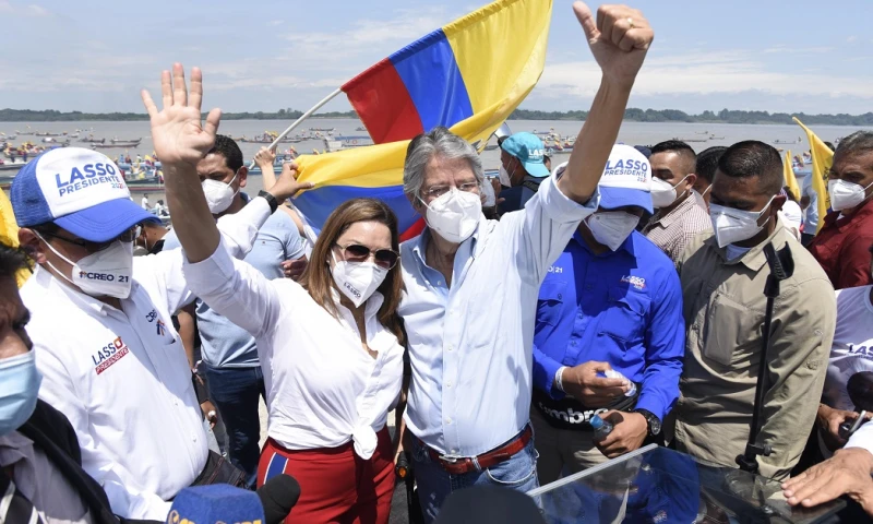 Guillermo Lasso cierra su campaña con un llamado a la unidad nacional / Foto: EFE