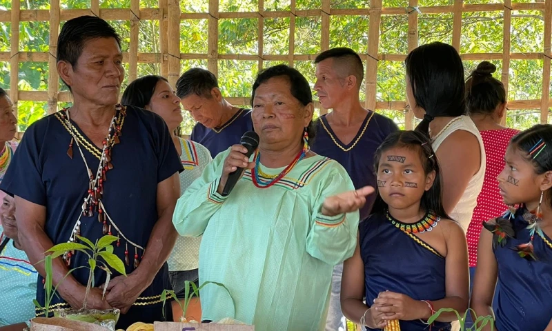 Compartieron sus experiencias para la siembra de los productos como plátano, yuca, maní y maíz/ Foto: cortesía MAG