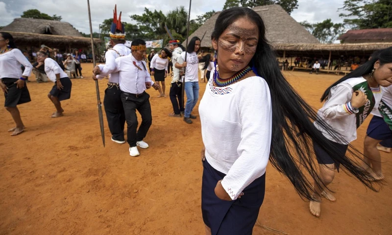 Para esta pequeña comunidad, cada 27 de julio es un día de fiesta en el que se conmemora su mayor victoria judicial / Foto: EFE