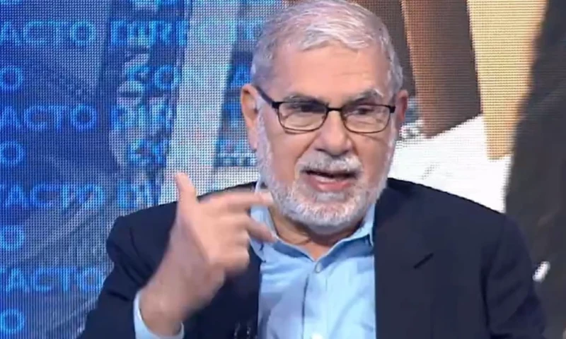 Alberto Dahik fue entrevistado hoy en Contacto Directo / Foto: cortesía Ecuavisa