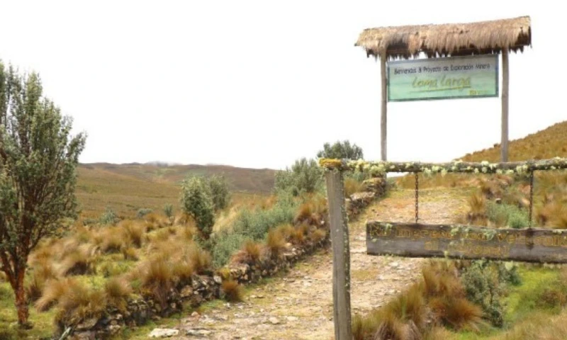Benalcázar recordó que tras la suspensión de Río Blanco, la minería ilegal se instaló sin control y permanece hasta hoy / Foto: cortesía MAE