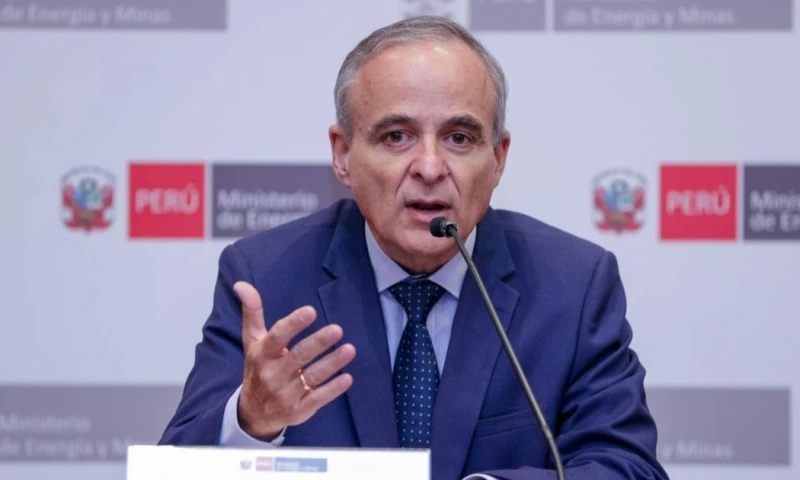 Jorge Montero, ministro de Energía y Minas de Perú, participó en la convención minera Perumin 37 / Foto: cortesía