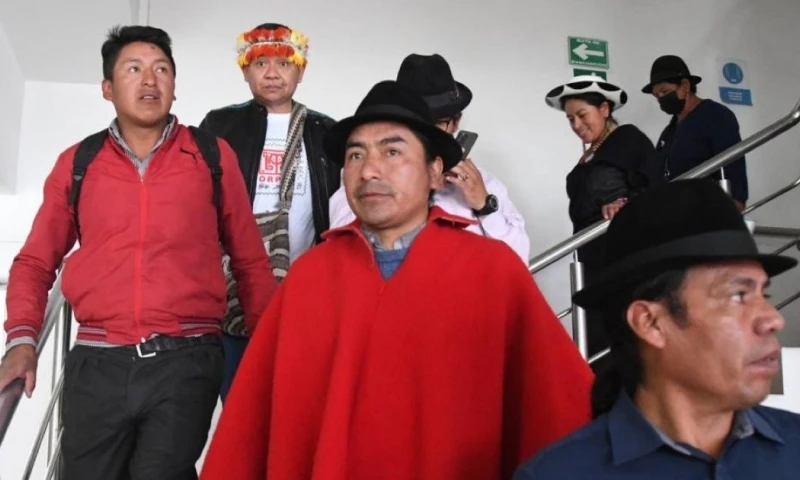 Leonidas Iza deberá enfrentar un nuevo proceso judicial, esta vez en el ámbito electoral / cortesía