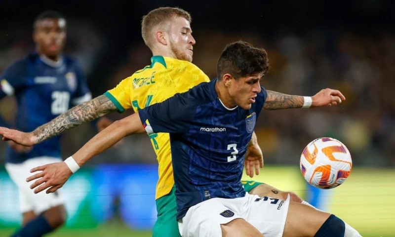 La selección ecuatoriana logró su primera victoria en la era del técnico español Félix Sánchez. Se tomó la revancha ante Australia (1-2) en Melbourne / Foto: cortesía FEF