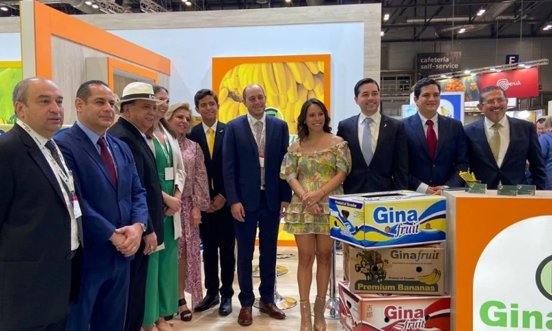 El evento cuenta con la mayor presencia del sector frutícola ecuatoriano, con más de 50 empresas participantes / Foto: cortesía ministerio de Producción
