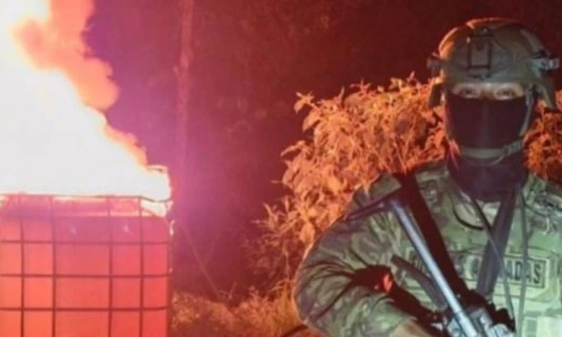 El Ejército ejecutó el patrullaje en el sector Congüime Alto / Foto: cortesía Ministerio de Defensa