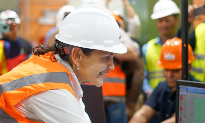 La sincronización de la Primera Unidad de Generación Eléctrica de la central Alluriquín se inició hoy / Foto: cortesía Ministerio de Energía