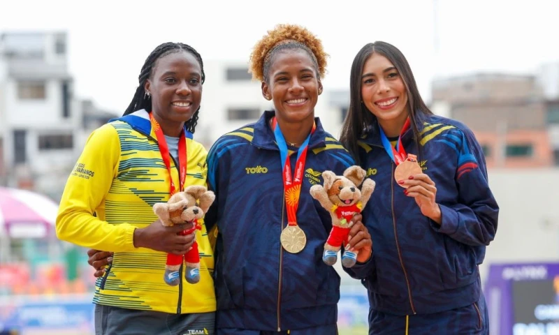 La delegación Cafetera impuso su ley en las pruebas de atletismo / Foto: EFE 