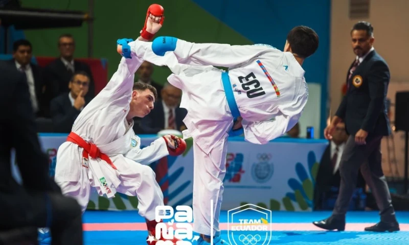 El último oro llegó desde el karate, con Jaykel Bucaram como protagonista en la categoría kumite -61 kg / Foto: cortesía TeamEcuador