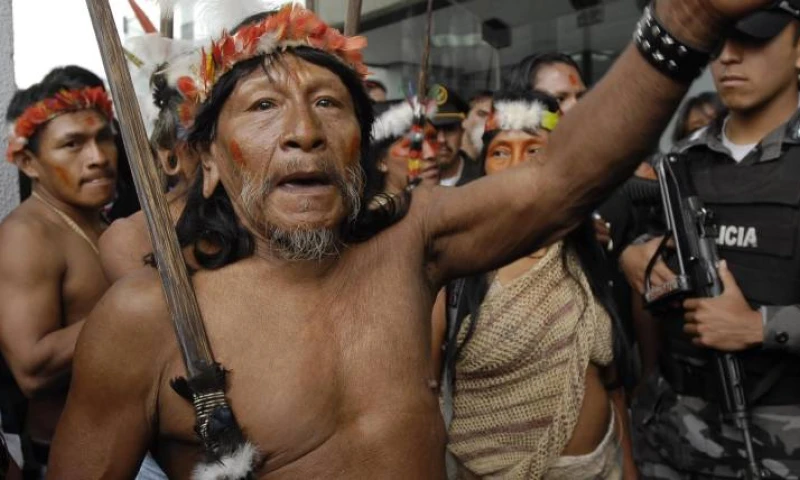 La defensa de los waorani también presentó una apelación para mejorar el fallo dictado en abril en primera instancia por un tribunal penal de Puyo, que vetó el ingreso de las petroleras. Foto: Expreso