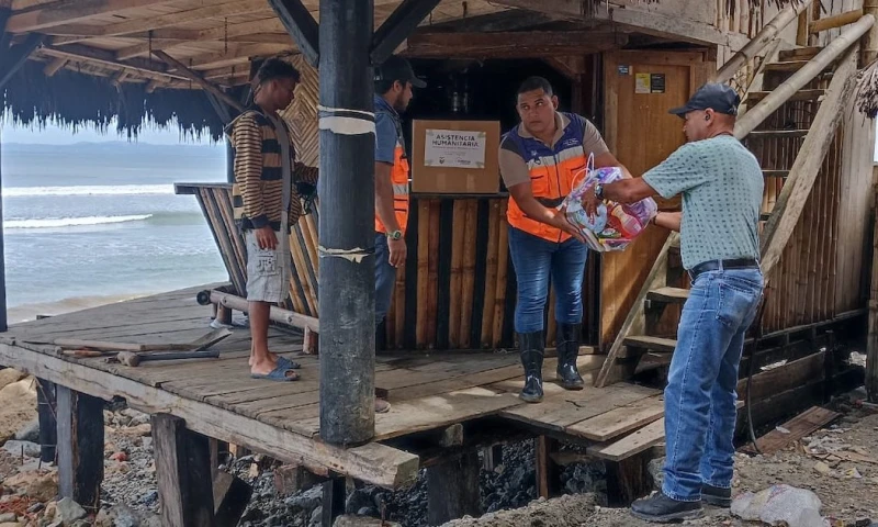 A partir de mañana, 27 de enero, arribarán oleajes con mayor energía provenientes del noroeste del Pacífico / Foto: cortesía de la Secretaría de Gestión de Riesgos