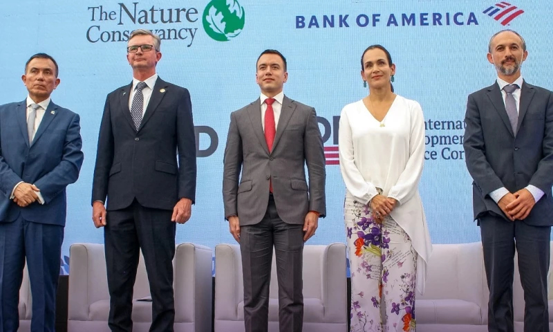 La Amazonía ecuatoriana recibirá 23,5 millones de dólares al año durante 17 años / Foto: cortesía Presidencia