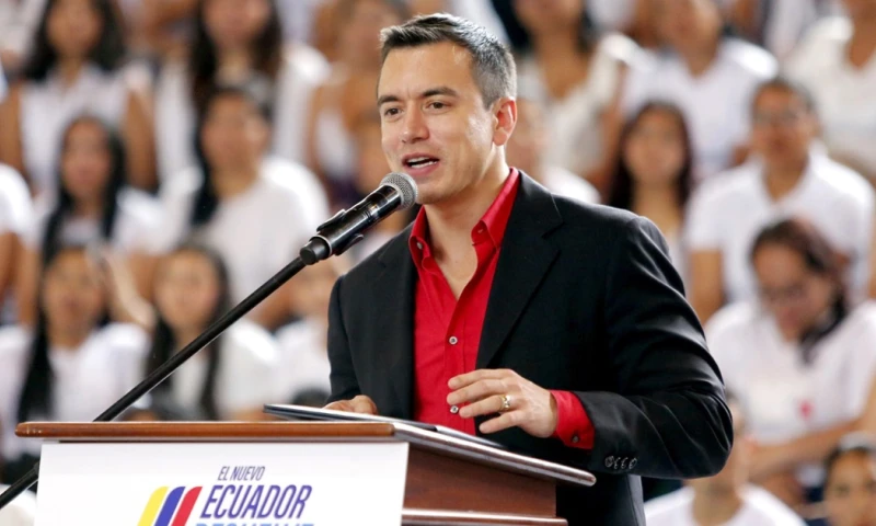 El presidente Daniel Noboa visitó hace pocos días Santo Domingo de los Tsáchilas / Foto: cortesía Presidencia