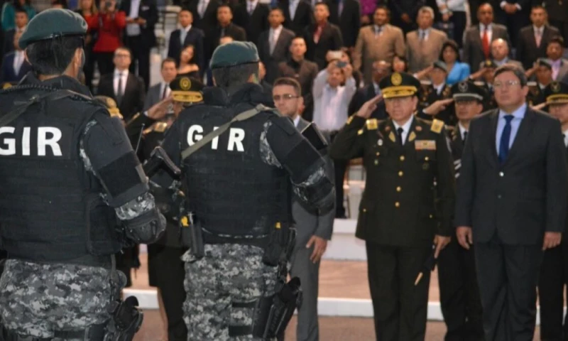 Durante esta intervención, falleció el sargento del Grupo de Intervención y Rescate (GIR) / Foto: cortesía Ministerio de Gobierno
