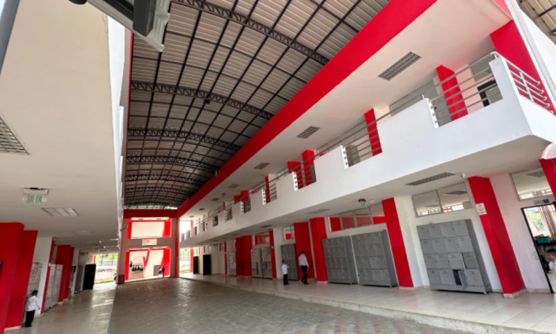 La Unidad Educativa Arutam está ubicada en El Pangui / Foto: cortesía Ministerio de Educación 