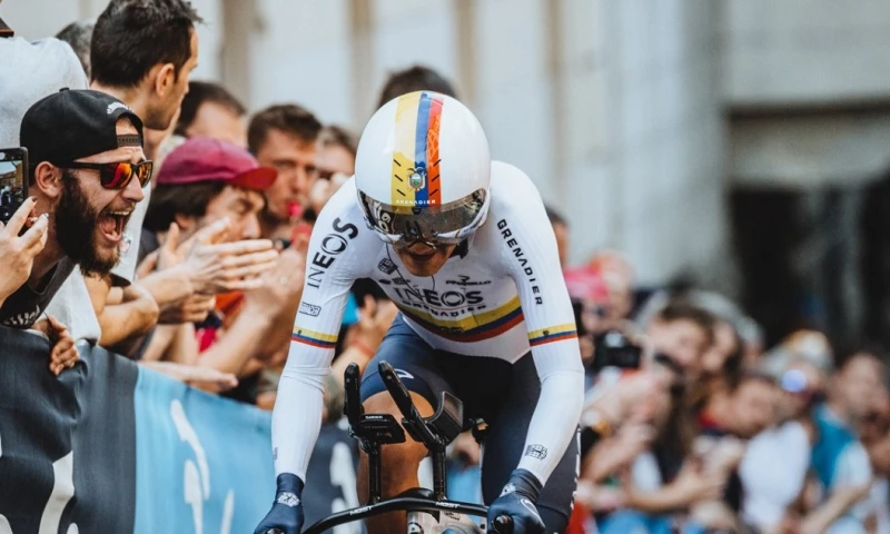 Carapaz subió por cuarta vez a un podio en una gran vuelta / Foto: cortesía Richard Carapaz