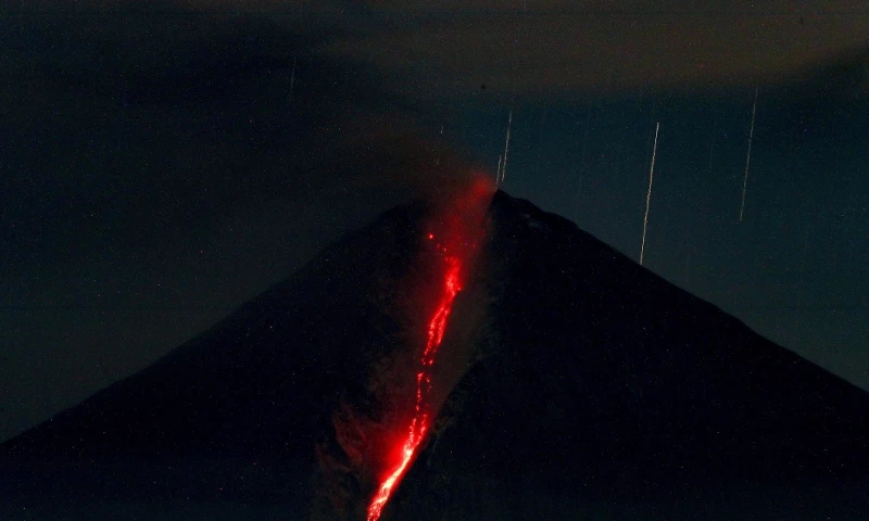 El IG advierte de leve caída de ceniza del Sangay en Morona y Chimborazo / Foto: EFE