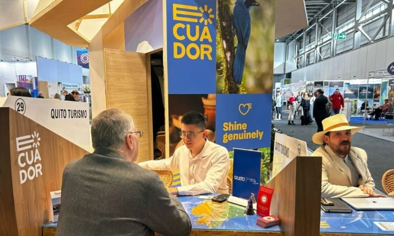 La gastronomía ecuatoriana también tuvo un espacio destacado con demostraciones en vivo / Foto: cortesía Quito Turismo