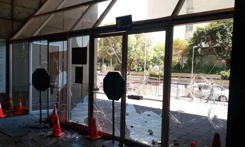 La Fiscalía General fue atacada durante las protestas / Foto: cortesía Fiscalía General