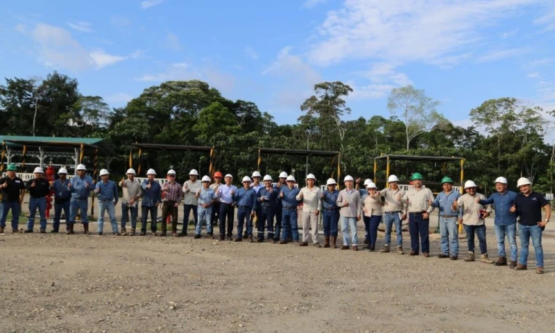 Los recorridos se realizaron por las instalaciones aledañas a los bloques a licitarse, en la provincia amazónica de Sucumbíos / Foto: cortesía ministerio de Energía 