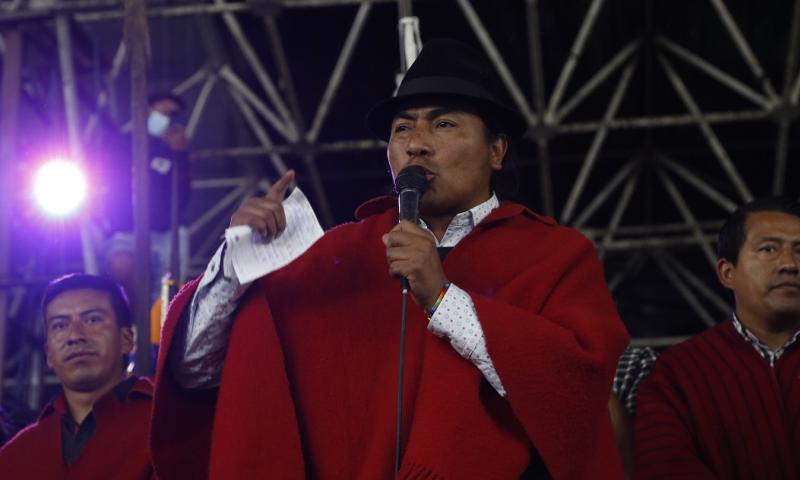 Contra Iza se había abierto un juicio por presunta paralización de servicios públicos en calidad de autor mediato / Foto: EFE