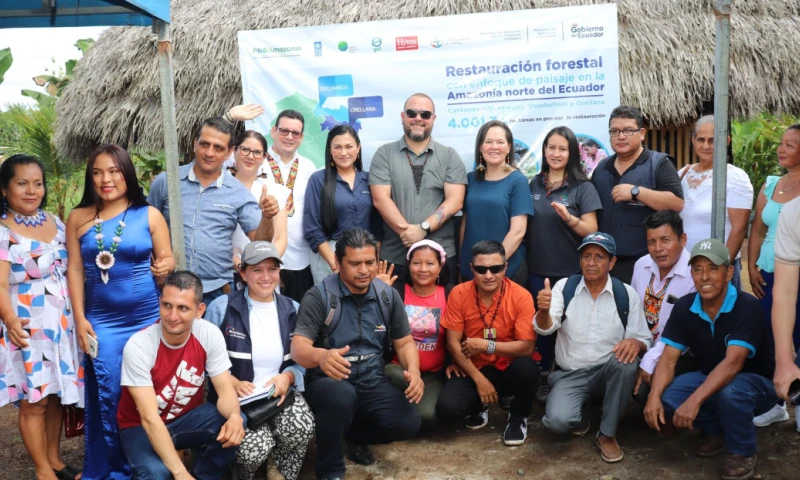 4 mil hectáreas de bosques se han restaurado en Sucumbíos y Orellana / foto cortesía MAATE