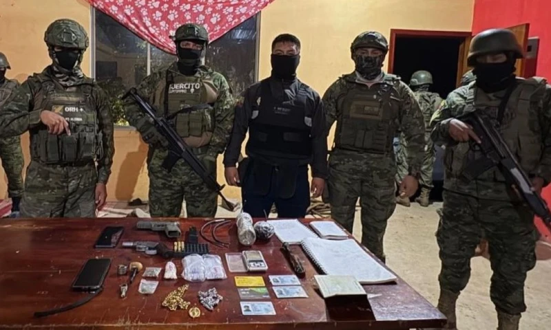 El operativo fue de control de armas, municiones y explosivos / Foto: cortesía Ejército