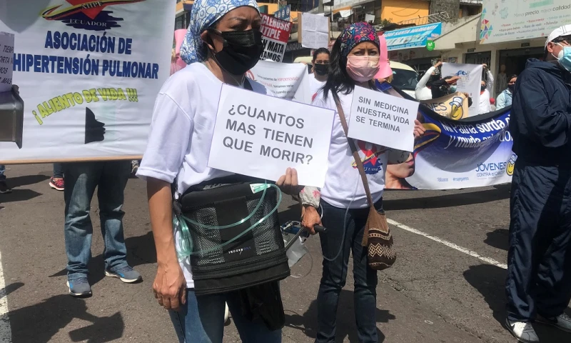 Pacientes exigen medicinas, transparencia y celeridad / Foto: EFE