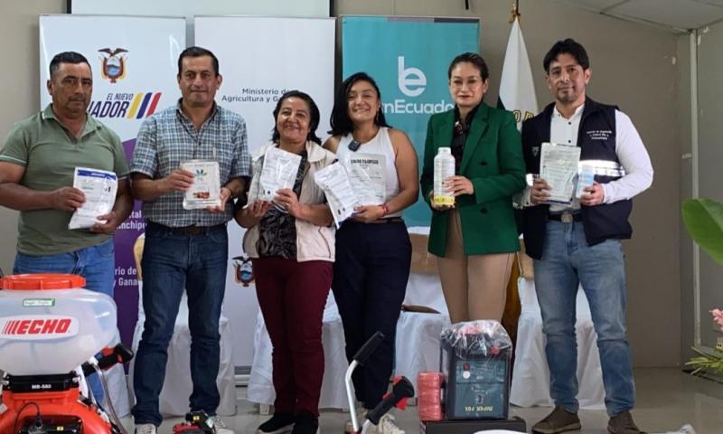 Entre los aportes figuran 34 paquetes tecnológicos pecuarios / Foto: cortesía MAG