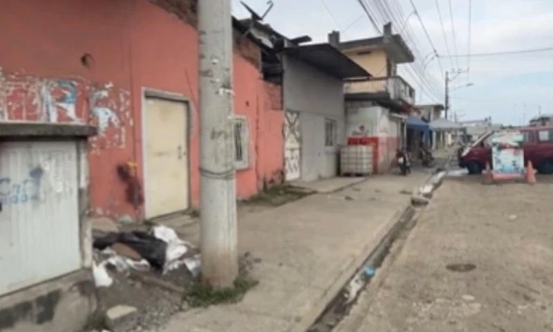El hecho ocurrió en la barriada de Albert Gilbert, en el municipio de Durán / Foto: cortesía 