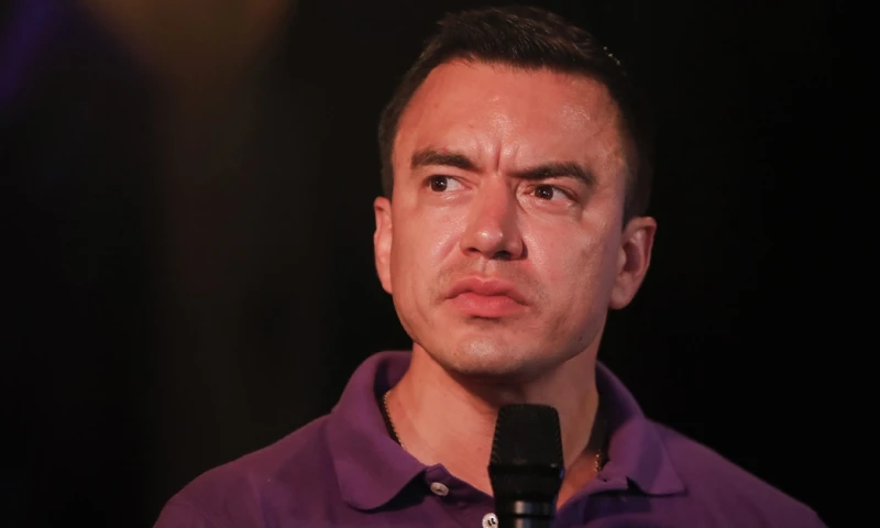 El secretario estadounidense quiso aprovechar la ocasión para felicitar al presidente de Ecuador por su reelección en unas elecciones "libres y justas y por la realización de un proceso electoral transparente, democrático y pacífico"./ Foto: cortesía EFE