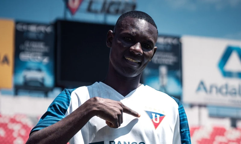 Corozo ha fichado por un año con Liga de Quito sin que se hayan hecho públicas las cifras del traspaso/ Foto cortesía Liga