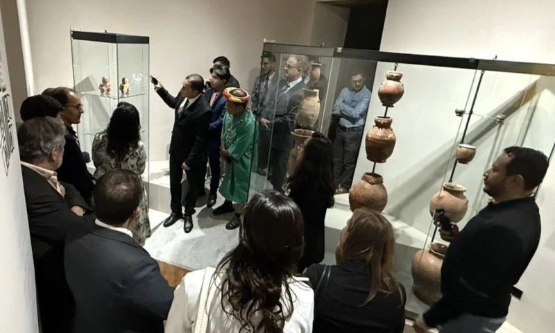 El museo resguarda más de 58.000 bienes precolombinos de la cultura Caranqui / Foto: cortesía Embajada de EE.UU.