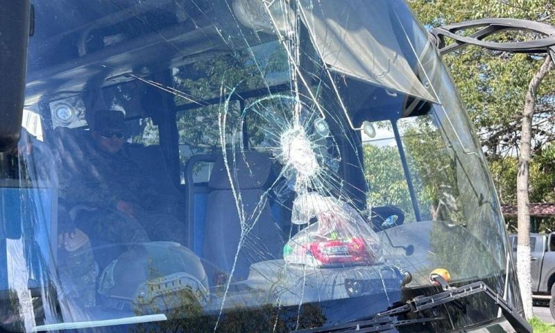 La Conaie opinó que el convoy "siempre fue una operación militar disfrazada" / Foto: cortesía Fuerzas Armadas