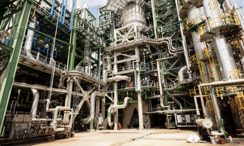 El sismo del 25 de abril provocó daños en la Refinería de Esmeraldas / Foto: cortesía Petroecuador