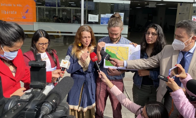 ONGs piden protección para pueblos en aislamiento en el Yasuní / Foto: cortesía Alianza por los Derechos Humanos de Ecuador