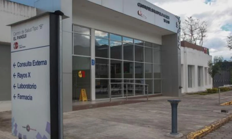 El Centro de Salud tipo B, ubicado en el Pangui, atiende a 100 pacientes al día. Foto: El Comercio