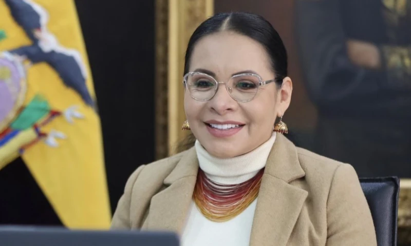 Diana Atamaint es la presidenta del Consejo Nacional Electoral / Foto: cortesía CNE