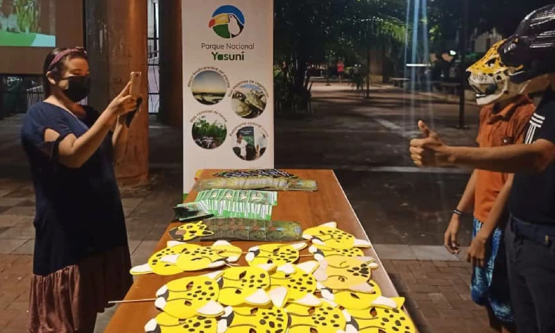 El jaguar fue homenajeado en el Parque Nacional Yasuní / Foto: cortesía ministerio de Ambiente