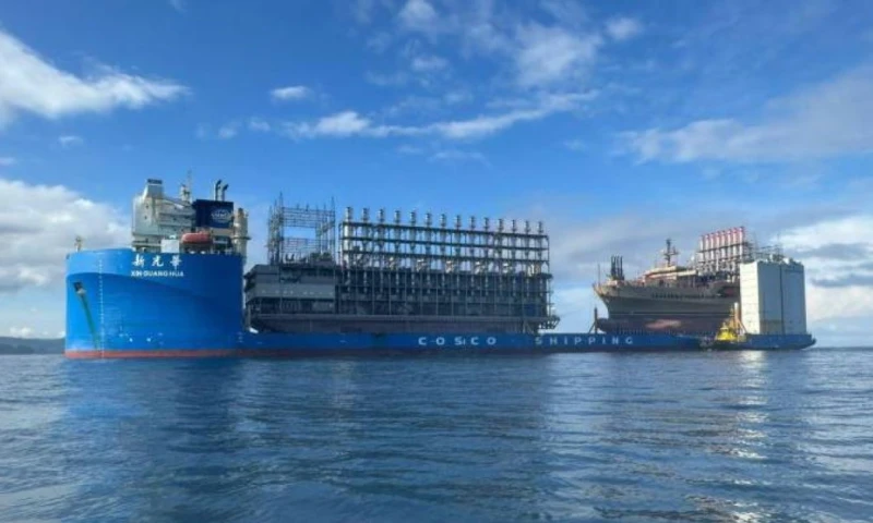 Para hoy se espera que la embarcación alcance los 70 MW / Foto: cortesía 