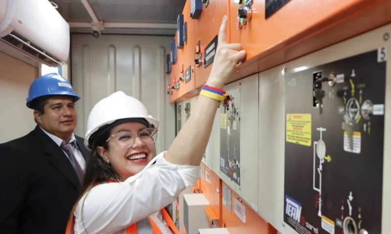La subestación cuenta con dos transformadores de potencia / Foto: cortesía Ministerio de Energía