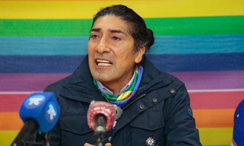 Yaku Pérez ganó en 13 provincias / Foto EFE