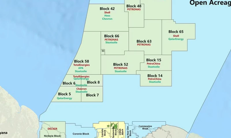 El proyecto busca confirmar la presencia de hidrocarburos en la cuenca Surinam-Guyana. / Foto: Oil and Gas Journal