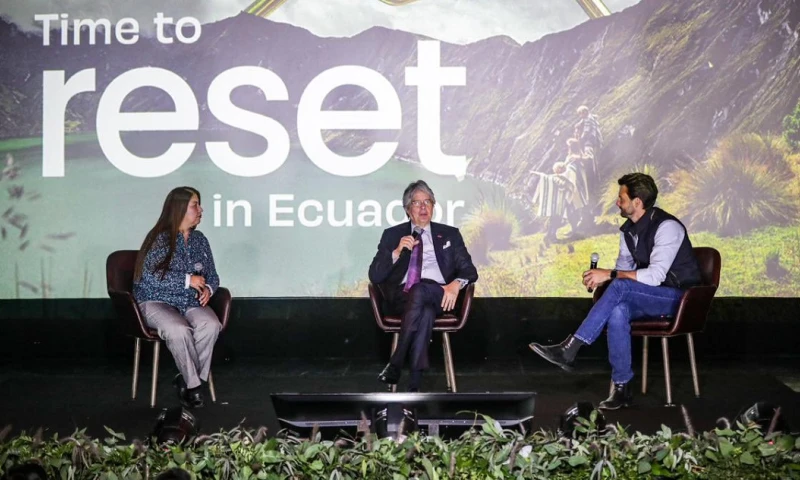 Guillermo Lasso aseguró que su país brinda las condiciones perfectas para "recargar energías y reconectar" con el mundo / Foto: cortesía Presidencia