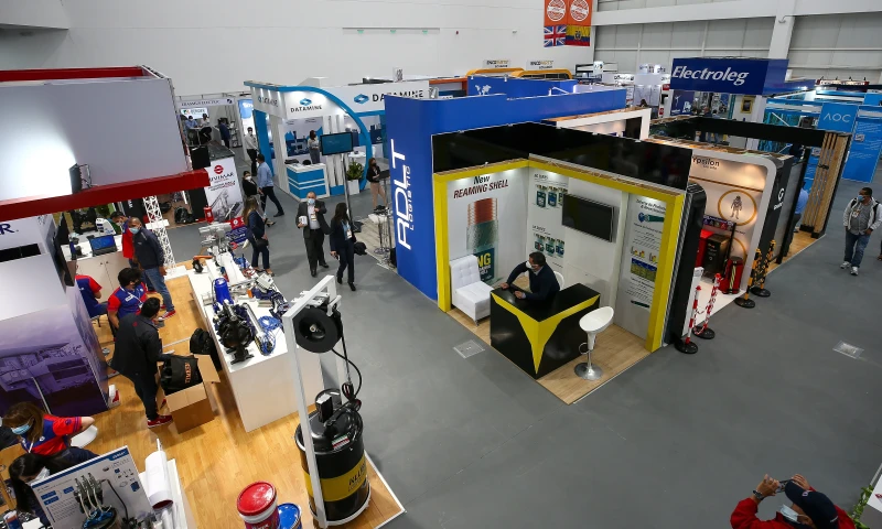 Sector minero muestra músculo en primera gran feria tras pandemia - Foto EFE