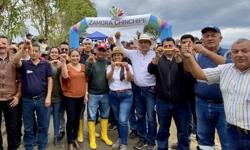 Esta obra se logró concretar en 50 días de trabajo / Foto: cortesía Prefectura de Zamora