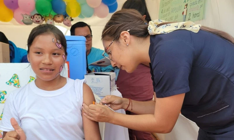 El esquema nacional de vacunación no se realizaba desde hace 14 años / Foto: cortesía Ministerio de Salud
