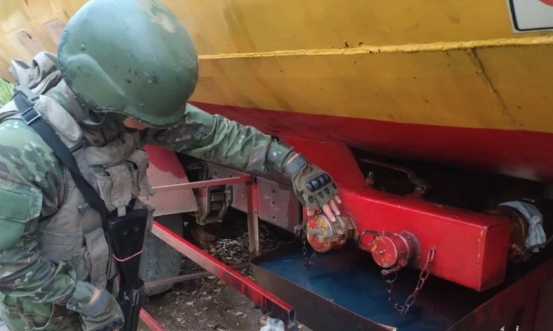 Las Fuerzas Armadas decomisaron más de un millón de galones en lo que va de 2025 / Foto: cortesía Ejército 