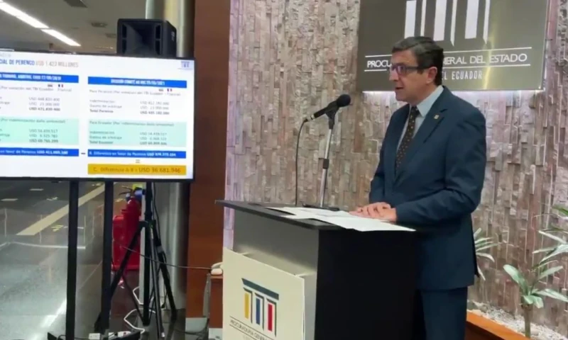 Ecuador propone plan de pago de millonaria suma a Perenco/ Foto: cortesía Procuraduría